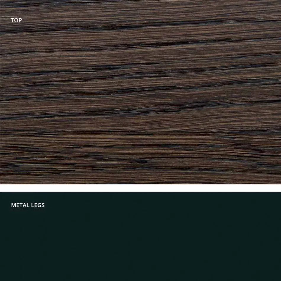 Mesa de diseño en madera maciza producida en Italia, Wilmer. Viadurini