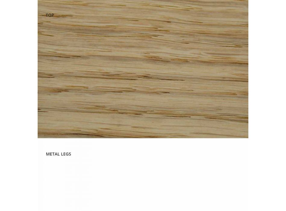 Mesa de diseño en madera maciza producida en Italia, Wilmer. Viadurini