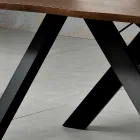Mesa de diseño en madera maciza producida en Italia, Wilmer. Viadurini