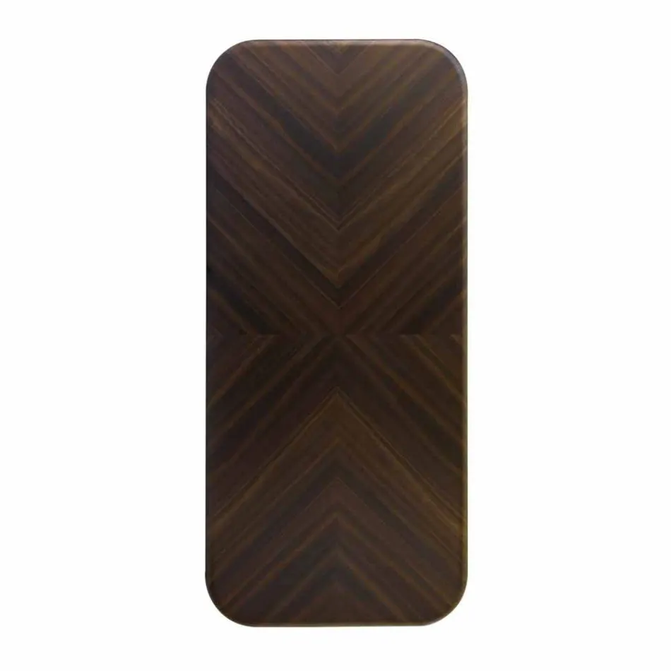 Mesa de madera de diseño moderno hecha a mano en Italia Madera Viadurini