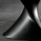 Mesa de vidrio de cerámica de diseño moderno hecha en Italia, Clark Viadurini