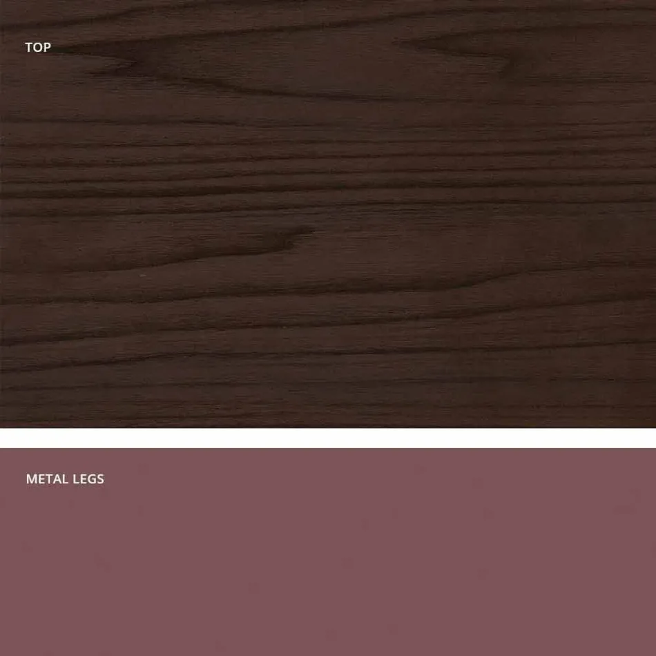 Mesa extensible moderna hecha de madera de melamina hecha en Italia, Wilmer Viadurini