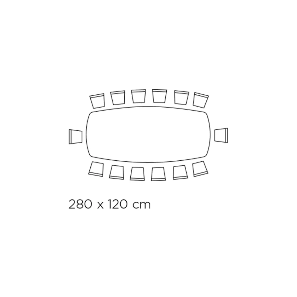 Mesa fija con tapa de cerámica ónix plateada pulida Made in Italy - Grotta Viadurini
