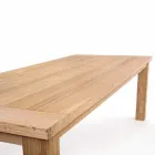 Mesa de jardín fija en madera para 8 personas Homemotion - Hunter Viadurini