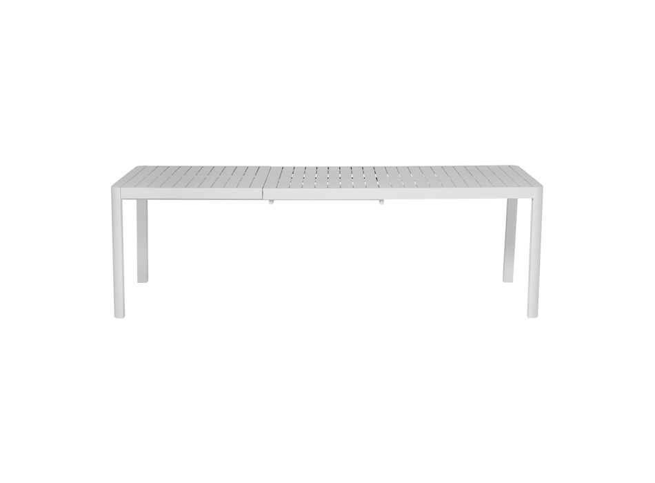 Mesa de Jardín Extensible a 240 cm con Estructura de Aluminio – Geoffroy Viadurini