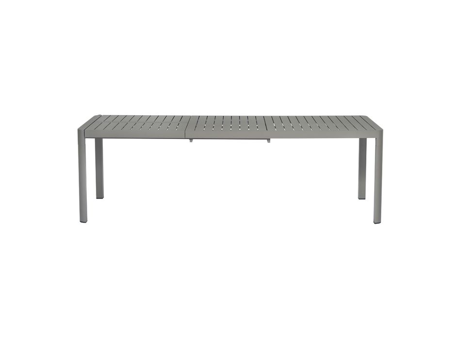 Mesa de Jardín Extensible a 240 cm con Estructura de Aluminio – Geoffroy Viadurini