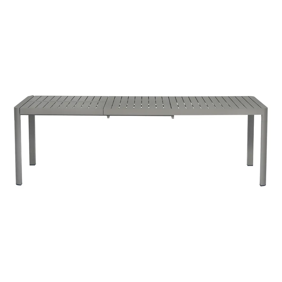 Mesa de Jardín Extensible a 240 cm con Estructura de Aluminio – Geoffroy Viadurini
