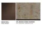 Mesa de jardín con asiento de aluminio Made in Italy - Plinto by Varaschin Viadurini