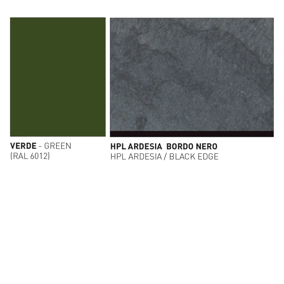 Mesa de jardín con asiento de aluminio Made in Italy - Plinto by Varaschin Viadurini