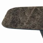 Mesa y Base de Cerámica Acabado Grafito Made in Italy - Pantalones Viadurini