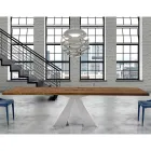Mesa moderna de madera extensible hasta 300 cm Made in Italy - Dálmata Viadurini