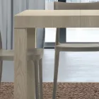 Mesa de madera laminada extensible hasta 470 cm Made in Italy – Gordito Viadurini