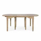 Mesa extensible de madera maciza hasta 382 cm Homemotion - Brindisi Viadurini