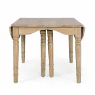 Mesa extensible de madera maciza hasta 382 cm Homemotion - Brindisi Viadurini