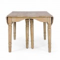 Mesa clásica de madera maciza extensible hasta 382 cm Homemotion - Brindisi