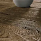 Mesa de diseño en madera maciza hecha en Italia Zerba Viadurini