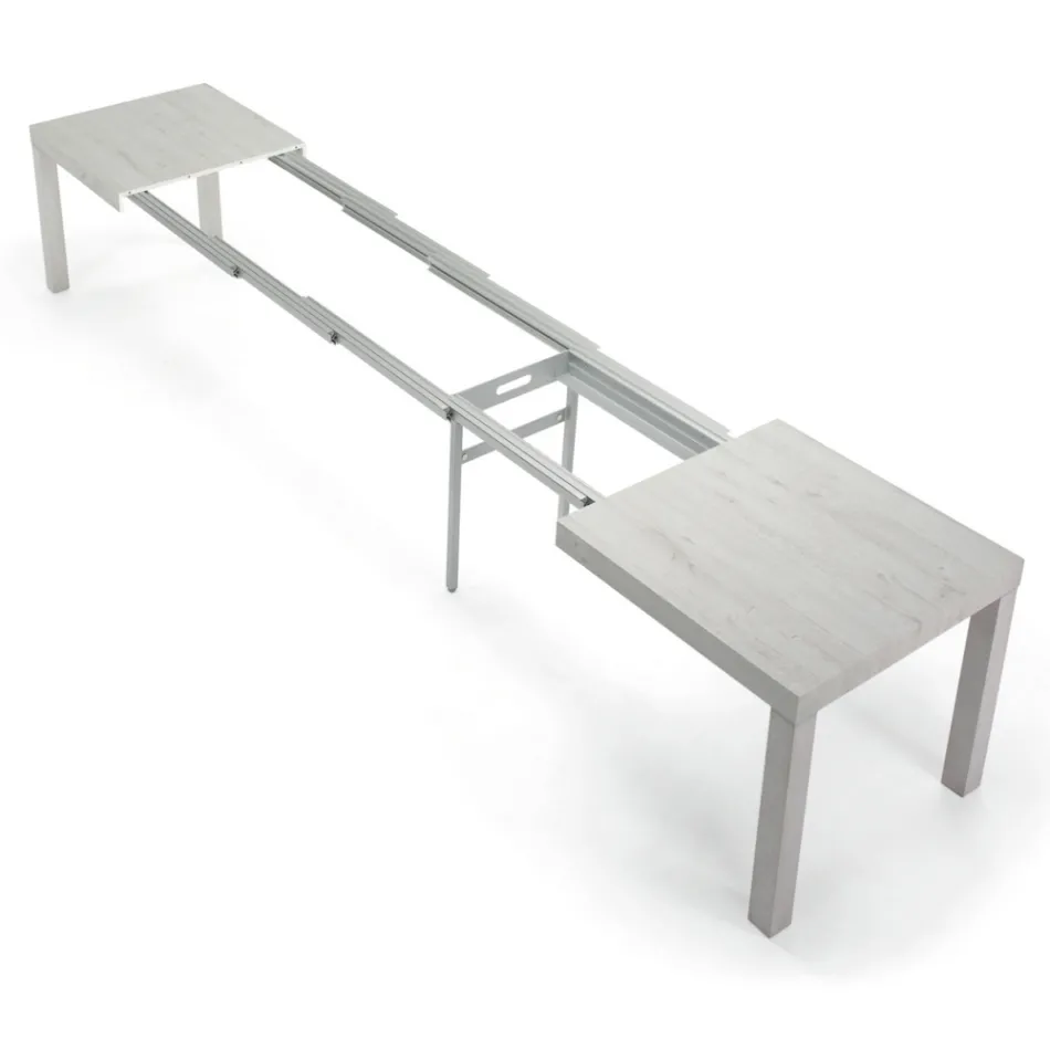 Mesa extensible de madera de melamina hasta 470 cm Made in Italy – Gordito Viadurini