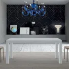 Mesa extensible de madera de melamina hasta 470 cm Made in Italy – Gordito Viadurini