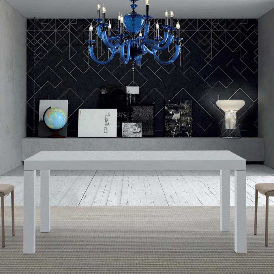 Mesa extensible de madera de melamina hasta 470 cm Made in Italy – Gordito Viadurini