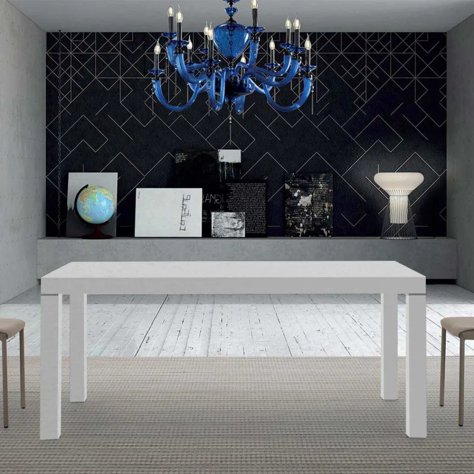 Mesa extensible de madera de melamina hasta 470 cm Made in Italy – Gordito Viadurini