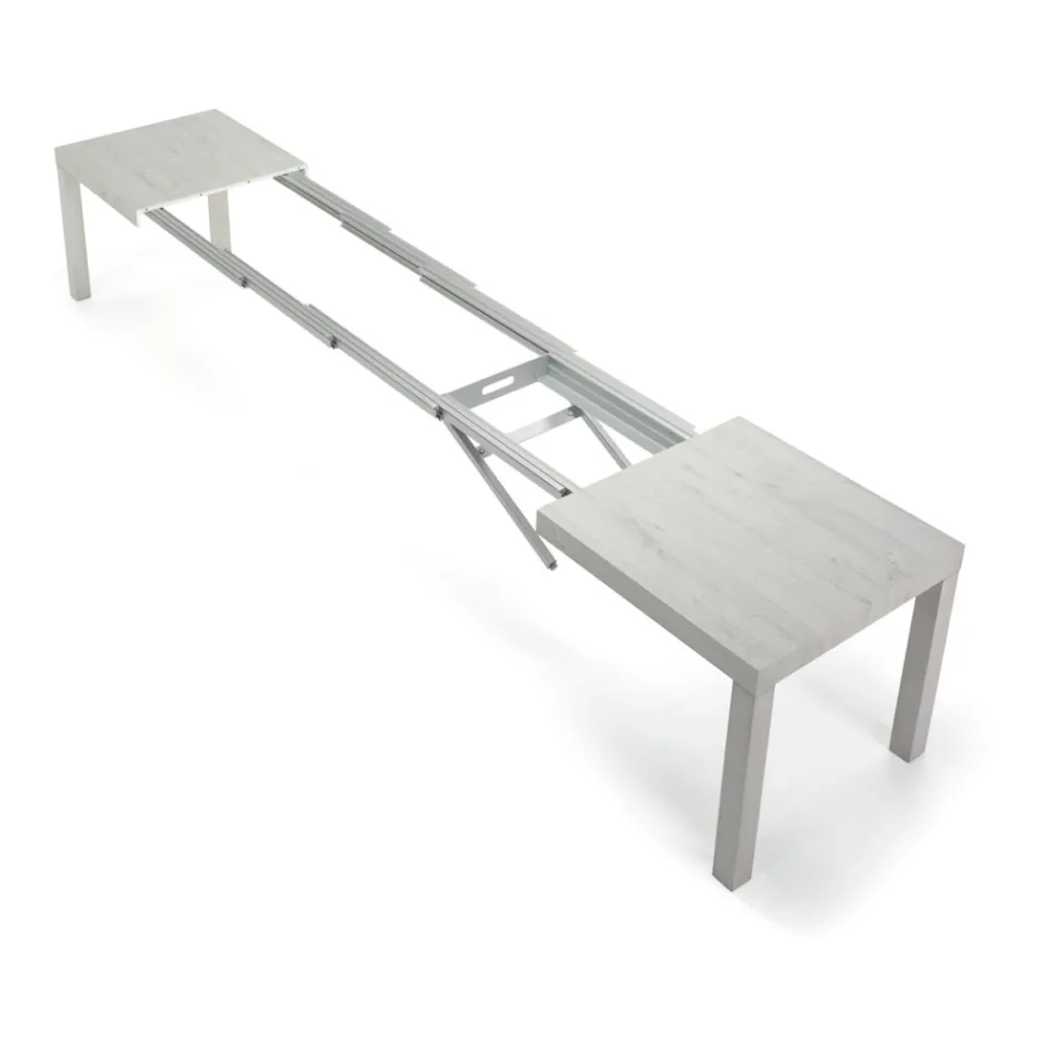 Mesa extensible de madera de melamina hasta 470 cm Made in Italy – Gordito Viadurini