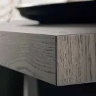 Moderna mesa de madera de roble anudada producida en Italia Zerba Viadurini