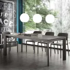 Mesa extensible plegable vitrocerámica hasta 240 cm Terni Viadurini