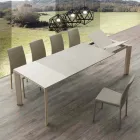 Mesa extensible plegable vitrocerámica hasta 240 cm Terni Viadurini