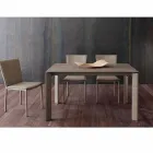 Mesa extensible plegable vitrocerámica hasta 240 cm Terni Viadurini