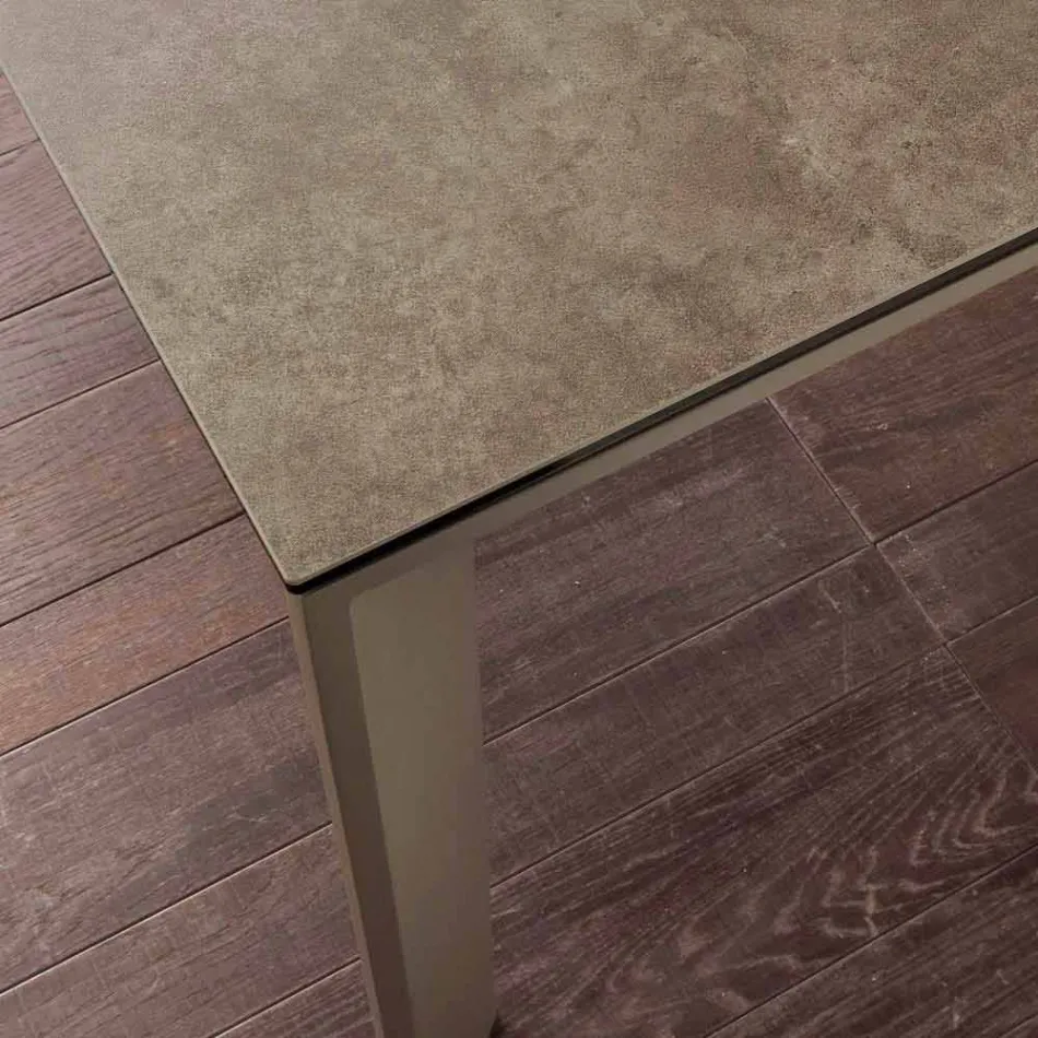 Mesa extensible plegable vitrocerámica hasta 240 cm Terni Viadurini