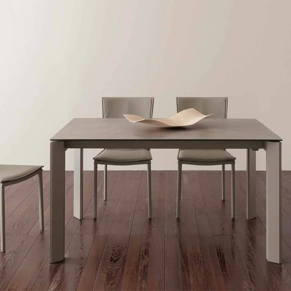 Mesa extensible plegable vitrocerámica hasta 240 cm Terni Viadurini