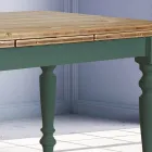 Mesa de Salón Extensible en Abeto Nórdico Made in Italy - Benidorm Viadurini