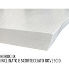 Mesa de estar en roble macizo con base de metal en la parte superior Made in Italy - Cedric Viadurini