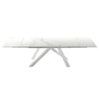Mesa extensible moderna hasta 278 cm en cerámica Made in Italy - Settimmio Viadurini