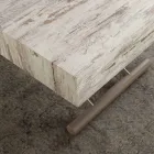 Mesa extensible o mesita con tapa de melamina Palau Viadurini