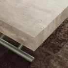 Mesa extensible o mesita con tapa de melamina Palau Viadurini