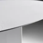 Mesa de comedor ovalada de contrachapado de fresno - Capricorn Viadurini