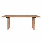 Mesa de comedor moderna de madera de acacia Homemotion - Pinco Viadurini