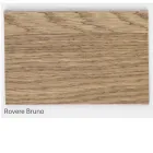 Mesa Plateada en Roble Masellato Nudo y Cristal Made in Italy - Vicente Viadurini