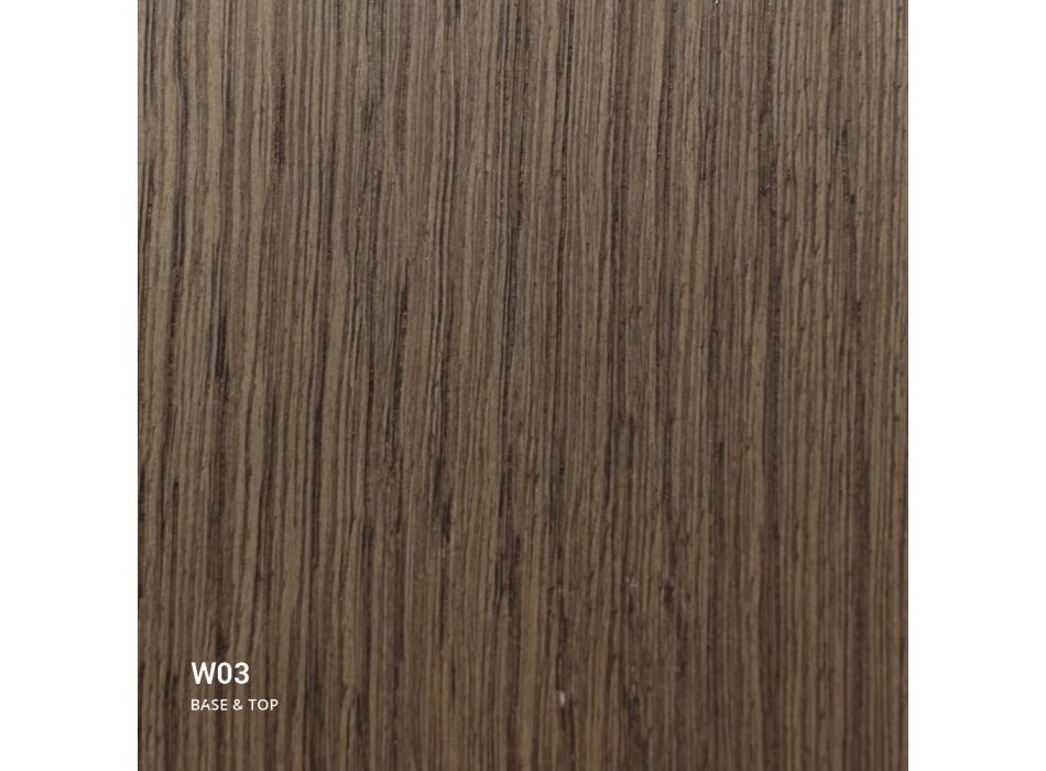 Mesa de comedor extensible hasta 170 cm en madera contrachapada - Nutello Viadurini