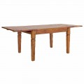 Mesa extensible clásica hasta 290 cm en madera maciza Homemotion - Carbo
