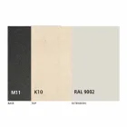 Mesa de comedor extensible con tapa de cerámica hasta 2,8 m Made in Italy - Paoluccio Viadurini