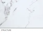 Mesa de Comedor de Jardín en Aluminio y Hpl o Gres, Varios Acabados - Filomena Viadurini