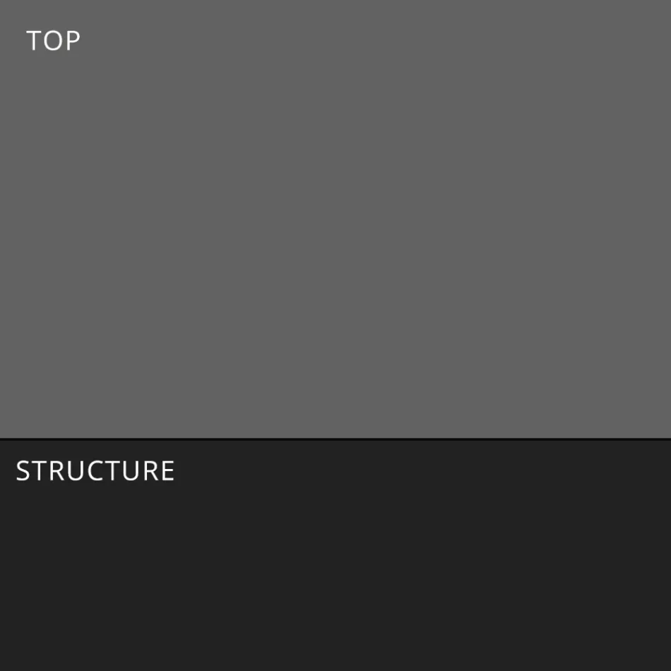 Mesa de Comedor de Jardín en Aluminio y Hpl o Gres, Varios Acabados - Filomena Viadurini