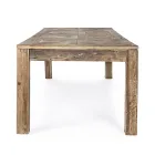 Mesa de comedor en madera de olmo reciclada de diseño clásico Homemotion - Badia Viadurini