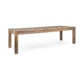 Mesa de comedor en madera de olmo reciclada de diseño clásico Homemotion - Badia