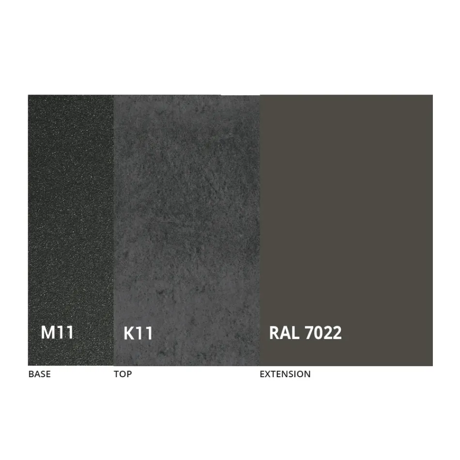 Mesa de Comedor Redonda con Tapa Extensible hasta 180 cm Made in Italy - Muschio Viadurini