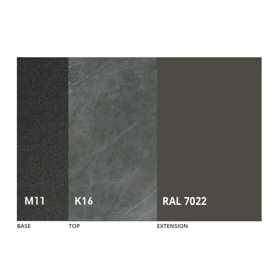 Mesa de Comedor Redonda con Tapa Extensible hasta 180 cm Made in Italy - Muschio Viadurini