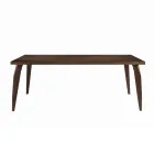 Mesa de Comedor Estructura y Tapa en Madera Maciza Made in Italy - Giustino Viadurini