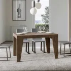 Mesa Cuadrada Extensible hasta 440 cm en Madera Made in Italy - Flor Viadurini